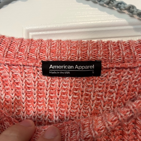 AMERICAN APPAREL Cropped Knit Sweater - Picture 2 of 3